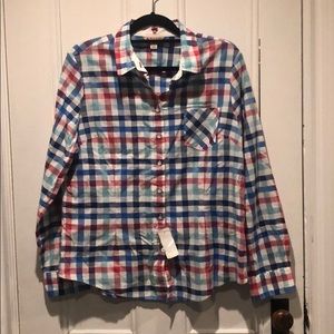 brooks brothers red label gingham button down